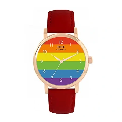 Image of Toff London 38mm Pride Horizon Arabic Numbers Watch