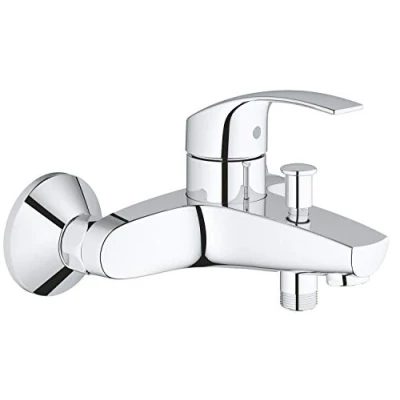 Image of GROHE Eurosmart 2015 Single Lever Bath/Shower Mixer 1/2&quot; Chrome 33300002