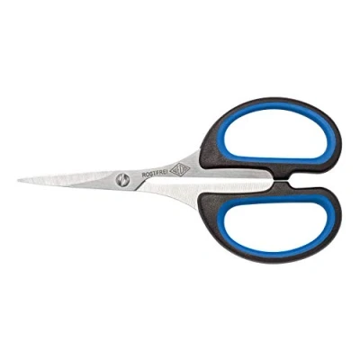 Image of EFCO Soft Cut Premium Line Scissor, Black/Blue, 10.5 cm