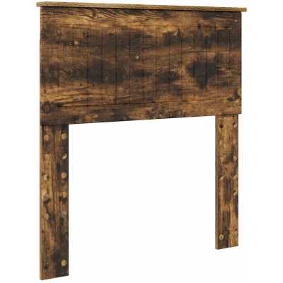 Image of vidaXL Headboard with Smoked Oak 80 cm Engineered wood