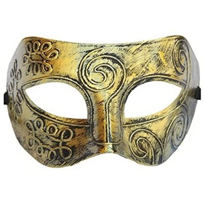 Image of SHATCHI Venetian Masquerade Lace Mask Carnival Eye Masks Halloween Ball Party Prom For Man Ladies Fancy Dress
