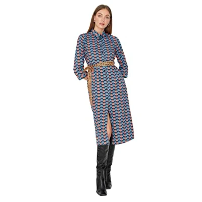 Image of Trendyol Dress Navy Blue Shirt