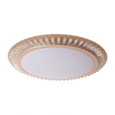 Image of Madison Dimmable LED Decorative Flush Ceiling Light Gold 3000 6500K Remote Control