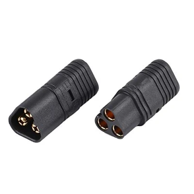 Image of RC Connector, MT60 Connector Three hole Plug Black Male &amp; Female ESC to Motor Part Accessory
