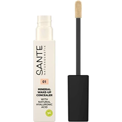 Image of Sante Naturkosmetik Mineral Wake Up Concealer 01 Neutral Ivory, Covers Shade and Blemishes, Suitable for Contouring, Vegan, 8 ml