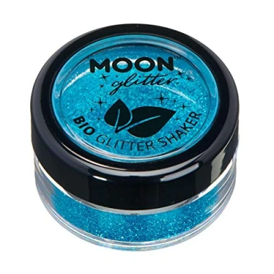 Image of Biodegradable Eco Glitter Shakers by Moon Blue Cosmetic Bio Festival Makeup for Face, Body, Nails, Hair, Lips 5g