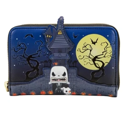Image of Loungefly Pop Disney Nightmare Before Christmas Wallet, Multicolor, One Size