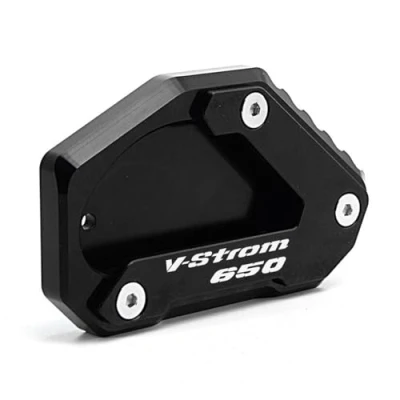 Image of Motorcycle Kickstand Enlarger For Suzuki DL650 V Strom 650 XT Vstrom 2012 2019 2020 2021 Accessories Stand Extension