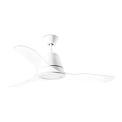 Image of Tiga LED 1 Light Ceiling Fan White