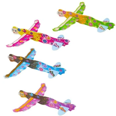 Image of 24 x Fairy Gliders Perfect for Party Bags, Game Prizes and Stocking fillers Kids Bag Fillers, Toy Gliders, Bags &amp; Favours