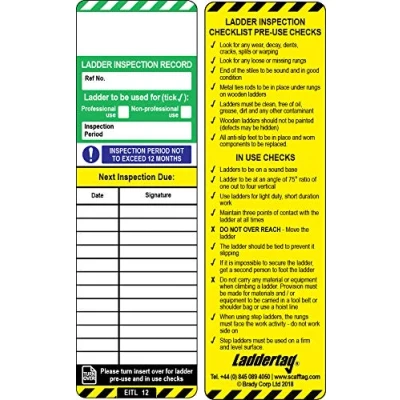 Image of Scafftag MUL GB EITH L A Multitag Tag Kit, Polycarbonate/Polypropylene, 10 holders, status inserts, 1 permanent mmarker pen