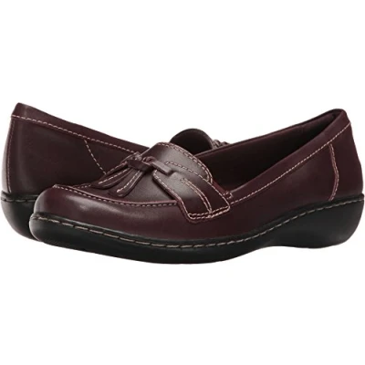 Image of Clarks Women&#039;s 26067331 Ashland Bubble Slip On Loafer, Black, 6 UK