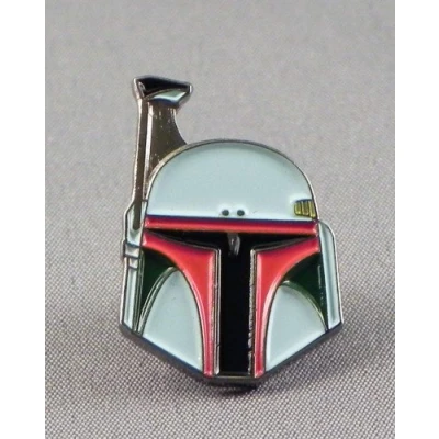 Image of FALCON 52 Metal Enamel Boba Fett head Pin Badge