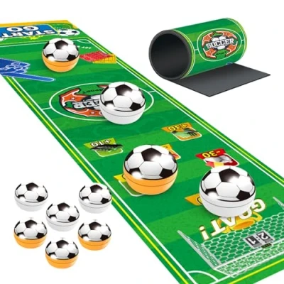 Image of YZZT Tabletop Game for Family Party. Curling Football Board Games Multifunction Table Shuffleboards Ideal Parties, Gatherings, &amp; Bonding