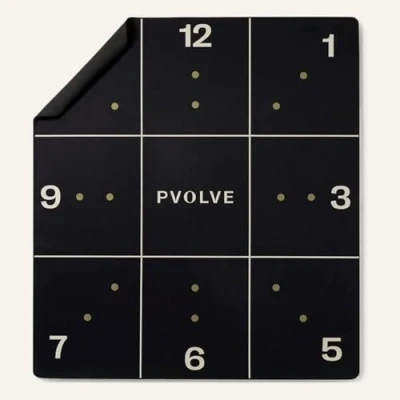 Image of Pvolve Precision Rubber Exercise Mat Home Gym Workout Equipment Designed To Be Used With The Functional Fitness Method