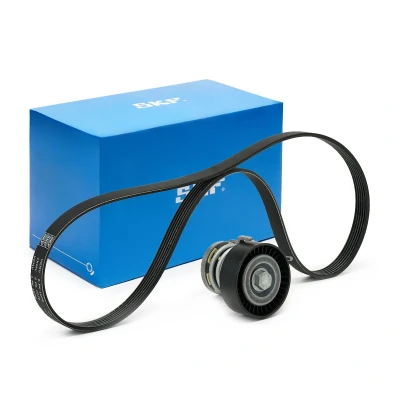 Image of 11920CA000 V ribbed belt set SKF VKMA 31216 VOLKSWAGEN: Polo IV Hatchback, Bora Saloon, SKODA: Fabia 2, I Roomster