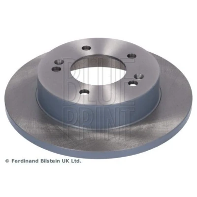 Image of 584111P300 Brake disc BLUE PRINT ADG043156 Rear Axle 258mm 10mm 5 Hole 114mm solid Coated KIA: Venga, Venga Box Body / Hatchback, HYUNDAI: ix20