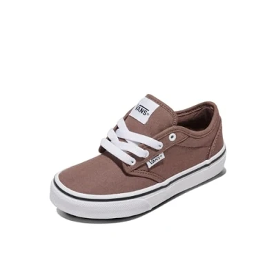 Image of Vans Boys Atwood Sneaker, Canvas Deep Taupe, 5 UK