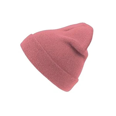 Image of Atlantis Wind Double Skin Beanie with Turn Up (One Size) (Pink)