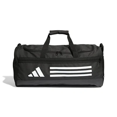 Image of adidas Unisex Essentials Training Duffel Bag, Black/White, S