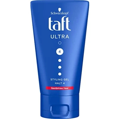 Image of Taft Styling Gel Ultra with Hold Level 4 (150 ml), Hair for Strengthened and Without Gluing, up to 24 Hours Even in Moisture Wind