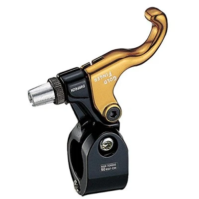 Image of Diacompe Tech 99 Gold Finger Brake Lever 22.2/25.4mm Clamp