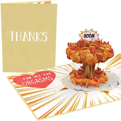 Image of PopLife Explosion Thank You For All The... 3D Pop Up Card