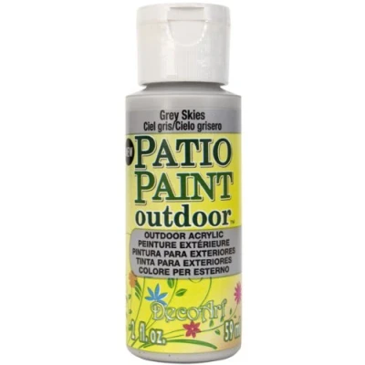 Image of DecoArt Outdoor Acylic Paint, Acrylic, Grey Skies, 59ML