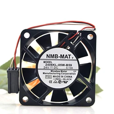 Image of N+A for NMB MAT 2406KL 05W B59 DC24V 0.13A 3 Wire 60x60x15mm Server Cooling Fan