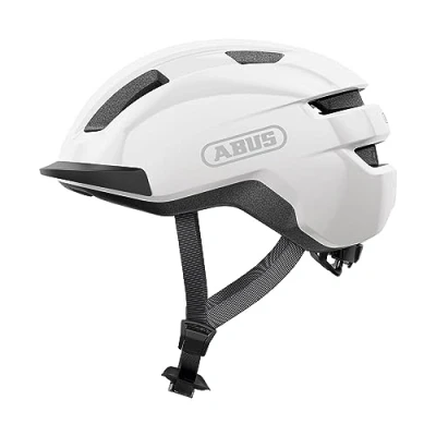 Image of ABUS PURL Y Bike Helmet Suitable for E Bikes and S Pedelecs Stylish NTA Safety Bicycle Adults Teenagers White, Size