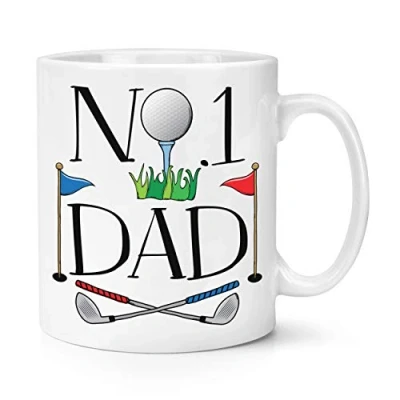 Image of No.1 Dad Golf 10oz Mug Cup
