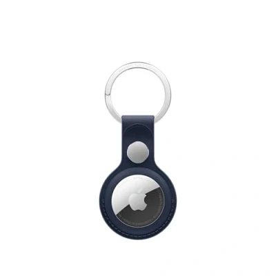 Image of Apple AirTag FineWoven Key Ring Deep Blue ​​​​​​​