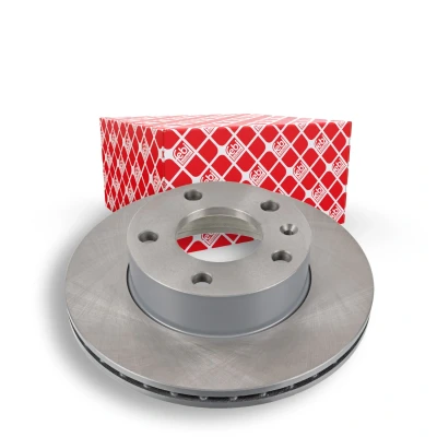 Image of 545110027 Brake disc FEBI BILSTEIN 170757 Front Axle 294mm 24mm 5 Hole 130mm internally vented Coated