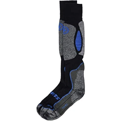Image of Barts Men&#039;s Advanced Ski One Knee High Socks, BLUE (0004 004D), 35/38