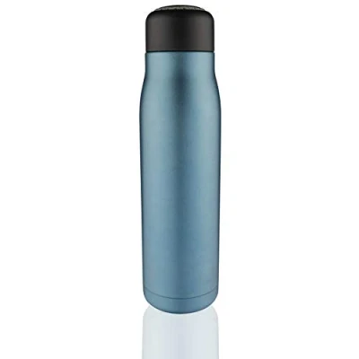 Image of Pioneer Stainless Steel Vacuum Insulated Drinks Bottle, BPA Free Metal Drinking Bottle for Hot and Cold Drinks, 500ml, Matt Black