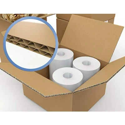 Image of Ambassador Packing Carton Double Wall Strong Flat packed 305x305x305mm Ref SC 12 [Pack of 15] , 59122, Brown