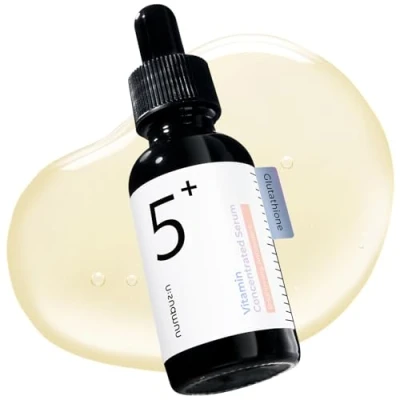 Image of numbuzin No.5+ Vitamin Concentrated Serum Glutathione &amp; Serum, Dark Spot, Korean Skincare 1.01fl.oz/30ml
