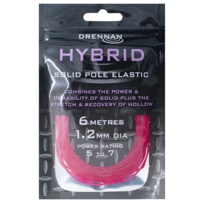 Image of Drennan Hybrid Elastic (1.2mm Pink)