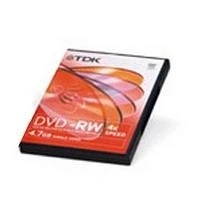 Image of TDK DVD RW 4.7 GB Pack of 1