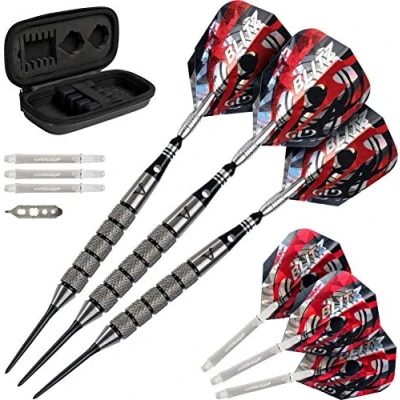 Image of Viper by GLD Products Unisex 95% Case, Blitz 95 Tungsten Steel Tip Dart Set with Case 28 Grams, Black, Gram UK