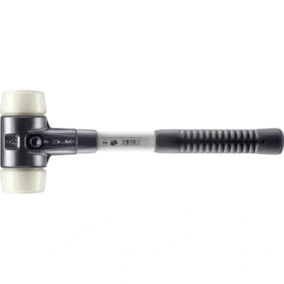 Image of Halder 3708060 &quot;Simplex&quot; Nylon Soft Face Mallet with Fibre Glass Handle, Multi Colour, 60 mm