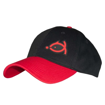 Image of Fjuka Red &amp; Black Cap Adjustable Size Lightweight and Comfortable