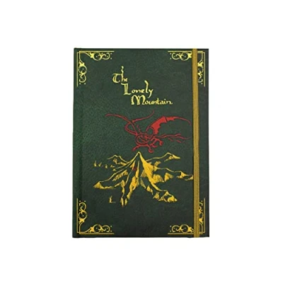 Image of Cinereplicas Der Herr Ringe kleine Hobbit Hardcover Notizbuch mit faltbarer Karte 160p 14.5 * 21cm Official License