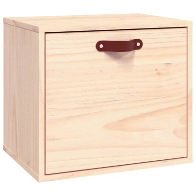 Image of vidaXL Wall Cabinet 40x30x35 cm Solid Wood Pine