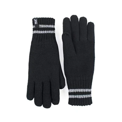 Image of 1 Pack Black Workforce Gloves Unisex Large/Extra Large Heat Holders