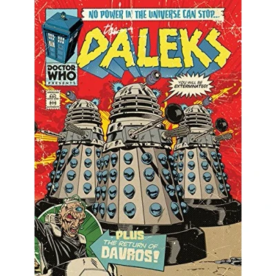 Image of DOCTOR Who WDC90690 The Daleks Comic 60x80cm Canvas Print, Multi Colour