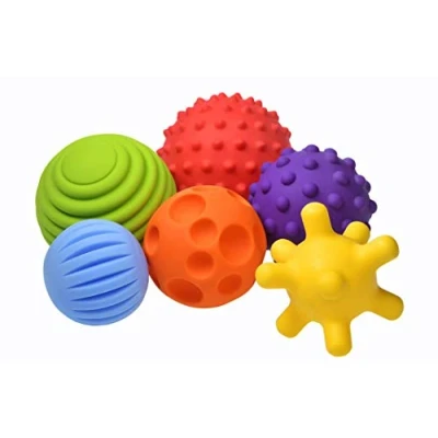 Image of FANCY Baby Sensory Balls for Babies Textured Ball Set bath, teething toy toys 6 12 months and Toddlers 1 3, gifts Boys Girls
