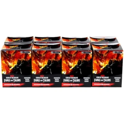 Image of WizKids Dungeons and Dragons Icons of the Realms Fangs Talons Booster Brick (8) Minis, DnD Miniatures