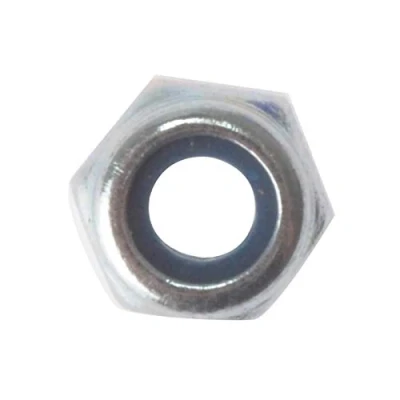 Image of Forgefix Hexagon Nut &amp; Nylon Insert ZP M12 Bag 50 FORNYLOC12G