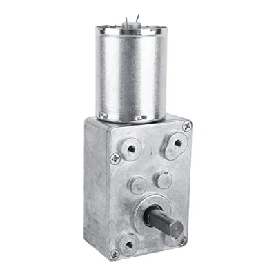 Image of 1Pc DC 12V Gear Box Reversible Reduction Motor High Torque Turbo Worm Electric CW/CCW (62RPM) for Windows A Door Opener Miniature Winch